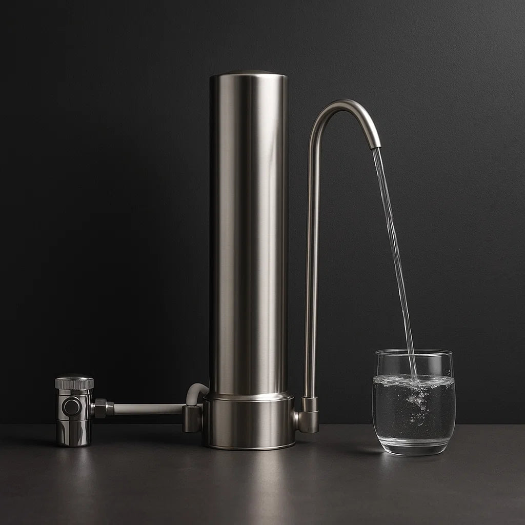 Kranfilter XL – Rostfritt Stål med Dubbel Filtrering